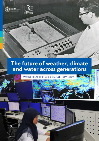 World Meteorological Day 2023 computing poster