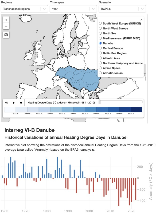 Heating Degree Days image based on ERA5 reanalysis